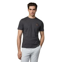 тениска,мъжки,тениски,hackett,heritage,crest,short,sleeve,t,shirt,dark,grey,marl,(grey)