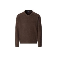 блуза,мъжки,пуловери,hackett,lambswool,v,neck,sweater,brown,(dark,brown)