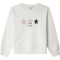 блуза,детски,блузи,pepe,jeans,alaia,sweatshirt,white,(antique,white)