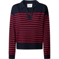 блуза,дамски,пуловери,дамски,плетени,дрехи,pepe,jeans,carlina,v,neck,sweater,dulwich,blue,(blue)