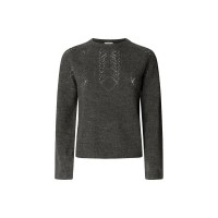 блуза,дамски,пуловери,дамски,плетени,дрехи,pepe,jeans,cherry,sweater,grey,(dark,grey,marl)