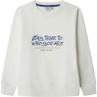 блуза,детски,блузи,pepe,jeans,keanon,sweatshirt,white,(antique,white)