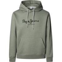 суичър,мъжки,пуловери,pepe,jeans,macbeth,melange,hoodie,military,green,(green)