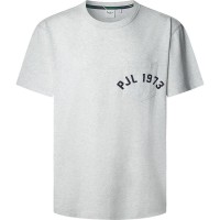 тениска,мъжки,тениски,pepe,jeans,maverick,pocket,short,sleeve,t,shirt,light,grey,marl,(grey)