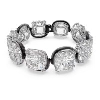 бижутерия,swarovski,5600047,bracelet,clear,(black)
