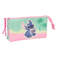канцеларски,принадлежности,safta,stitch,ice,cream,triple,pencil,case,pink,(multicolor)