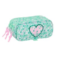 канцеларски,принадлежности,safta,cuore,big,triple,pencil,case,green,(multicolor)