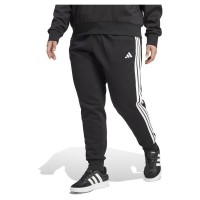 анцуг,дамски,панталони,adidas,essentials,3,stripes,fleece,slim,plus,joggers,black,white,(black)