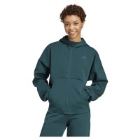 блуза,дамски,блузи,adidas,future,icons,small,logo,full,zip,sweatshirt,aurora,ivy,(blue)