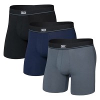 боксерки,мъжко,бельо,saxx,underwear,essential,boxers,3,units,black,turbulence,maritime,(multicolor)
