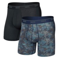 боксерки,мъжко,бельо,saxx,underwear,quest,quick,dry,mesh,boxers,2,units,matrix,camo,black,(black,grey)