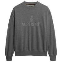 блуза,дамски,блузи,superdry,british,design,relaxed,fit,sweatshirt,charcoal,marl