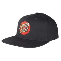 шапка,с,козирка,всички,шапки,santa,cruz,classic,dot,snapback,cap,black,(black)