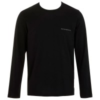 тениска,мъжки,тениски,дамски,тениски,emporio,armani,pure,cotton,long,sleeve,t,shirt,black,(black)