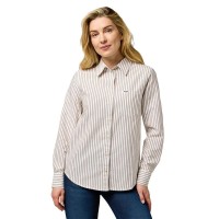 риза,с,дълъг,ръкав,дамски,блузи,дамски,ризи,wrangler,1,pocket,regular,fit,long,sleeve,shirt,cognac,(beige)