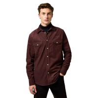 риза,с,дълъг,ръкав,мъжки,ризи,wrangler,western,cord,long,sleeve,shirt,red,(mahogany)