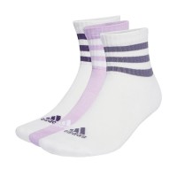 чорапи,мъжки,чорапи,дамски,чорапи,adidas,3,stripes,cushioned,sportswear,low,cut,socks,3,units,white,purple,(white,white,powder,p
