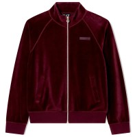 блуза,дамски,блузи,ea7,emporio,armani,train,athletic,velour,full,zip,sweatshirt,bordeaux