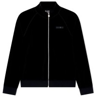 блуза,дамски,блузи,ea7,emporio,armani,train,athletic,velour,full,zip,sweatshirt,black