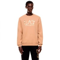 блуза,мъжки,пуловери,ea7,emporio,armani,train,logo,series,big,logo,sweatshirt,brown,(tigers,eye)