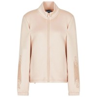блуза,дамски,блузи,ea7,emporio,armani,train,logo,series,tape,full,zip,sweatshirt,grey