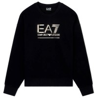 блуза,дамски,блузи,ea7,emporio,armani,train,visibility,br,sweatshirt,black,(black,gold)