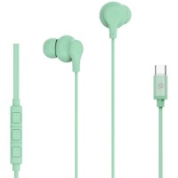 слушалки,слушалки,celly,up,1600,usb,c,earphones,green,(green)