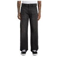 дънки,мъжки,панталони,дамски,панталони,dickies,stevensville,carpenter,jeans,black,(black,wash,faded)