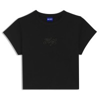 тениска,мъжки,тениски,дамски,тениски,hugo,dome,1,10272901,01,blue,t,shirt,black,(black)