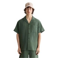 риза,с,къс,ръкав,дамски,ризи,мъжки,ризи,scotch,&,soda,tonal,striped,short,sleeve,shirt,green,(thyme)