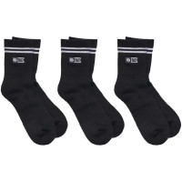 чорапи,мъжки,чорапи,salty,crew,stripe,alpha,socks,3,pairs,black