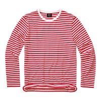тениска,мъжки,тениски,brandit,jersey,stripe,long,sleeve,t,shirt,red,white,(red)