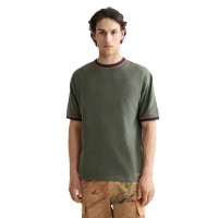 тениска,мъжки,тениски,дамски,тениски,scotch,&,soda,relaxed,fit,bound,neckline,short,sleeve,t,shirt,green,(green)