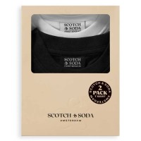 тениска,детски,тениски,scotch,&,soda,core,regular,fit,logo,short,sleeve,t,shirt,2,units,black,(white,black)