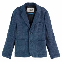 сако,детски,облекла,за,момчета,scotch,&,soda,yarn,dyed,knitted,blazer,blue,(sky,captain,faded,denim,herringbone,check)