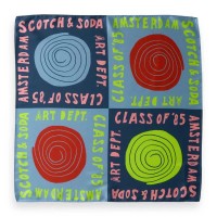 шал,ръкавици,шапки,и,шалове,scotch,&,soda,art,dept,scarf,art,dept,foulard,(blue)