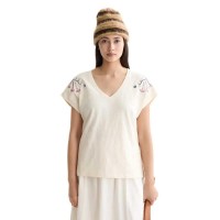 тениска,мъжки,тениски,дамски,тениски,scotch,&,soda,embroidered,short,sleeve,v,neck,t,shirt,beige,(eggnog)