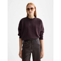 блуза,дамски,блузи,scotch,&,soda,garment,dye,logo,oversized,sweatshirt,purple,(chocolate,plum)