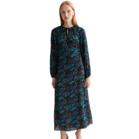 рокля,дамски,поли,и,рокли,scotch,&,soda,wrap,key,hole,long,sleeve,midi,dress,black,(pheasant)