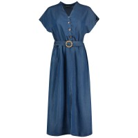 рокля,дамски,поли,и,рокли,salsa,jeans,21010311,short,sleeve,dress,blue,(medium,light)