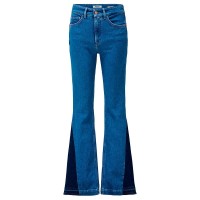 дънки,дамски,панталони,salsa,jeans,faith,push,in,flare,fit,jeans,medium,light,(blue)