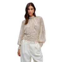 дамски,блузи,salsa,jeans,fantasy,slim,fit,blouse,beige,(medium,pearl)