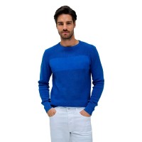 блуза,мъжки,пуловери,salsa,jeans,waffle,regular,fit,sweater,dark,blue,(blue)