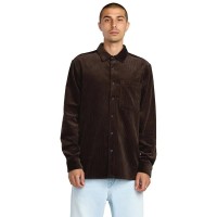 риза,с,дълъг,ръкав,дамски,ризи,мъжки,ризи,volcom,fostered,long,sleeve,shirt,brown,(cacao)