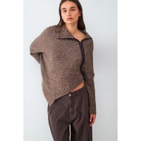 блуза,дамски,пуловери,дамски,плетени,дрехи,balmohk,jumper,sweater,brown,coffee,bean
