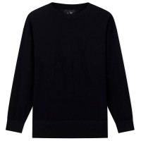 блуза,дамски,пуловери,дамски,плетени,дрехи,armani,exchange,xw001443,af11896,sweater,black,(black)