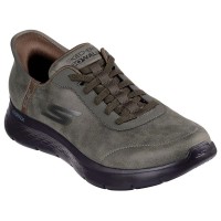 маратонки,мъжки,маратонки,skechers,go,walk,flex,trainers,green,grey,(olive,textile)