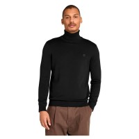 блуза,мъжки,пуловери,timberland,williams,river,turtle,neck,cotton,sweater,black