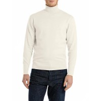 блуза,мъжки,пуловери,дамски,пуловери,replay,uk4861.000.g23138,sweater,white,(butter)