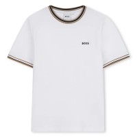 тениска,детски,тениски,boss,j52368,short,sleeve,t,shirt,white